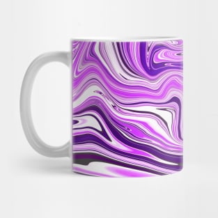 Purple Digital Fluid Art Mug